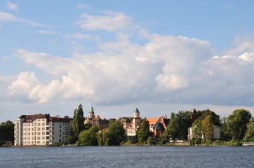 Berlin-K&ouml;penick Altstadt an Zusammenfluss von Spree und Dahme