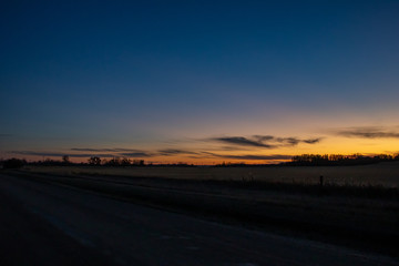 Sunset in Saskatchewan