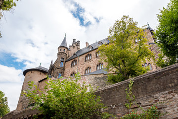 Fototapeta na wymiar Stadt Schloss Wernigerode - Harz, Sachsen-Anhalt