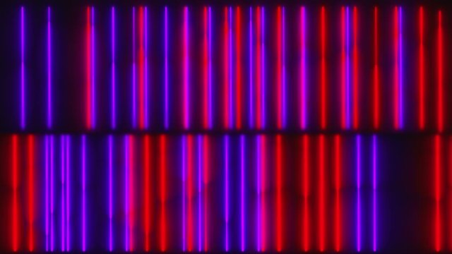 Neon lines backdrop, computer generated 3d render of grid