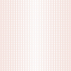 Vector halftone seamless pattern with mesh, lattice. Pink & white colors