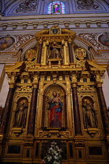 Fototapeta na wymiar Monastery of St. Jerome Spanish (Monasterio de San Jeronimo), a Roman Catholic church and Hieronymite monastery in Granada, Spain. 