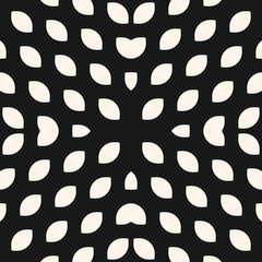 Vector mesh seamless pattern. Simple black and white geometric texture