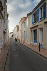 Fototapeta na wymiar Back streets of Les Sables D'Olonne France