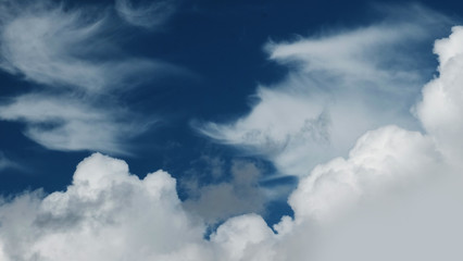 Obraz premium Clouds background