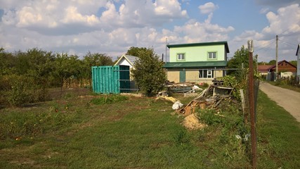 summer time holiday in  Ukraine countryside