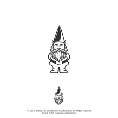 dwarf logo design vector tamplate