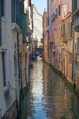 Obraz na płótnie Canvas View of the Venetian street