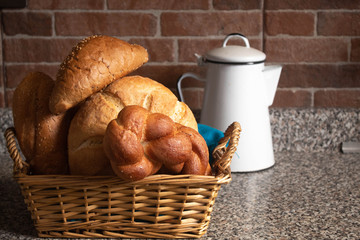 bread basket for breakfast