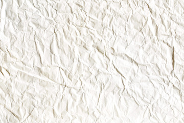 crumpled old pale brown kraft background paper texture