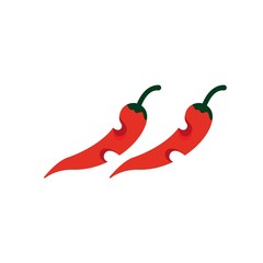 Red Hot Chili logo designs concept vector, Spicy Pepper logo designs template