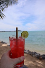 cocktail on the beach