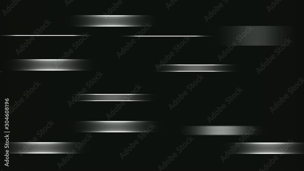 Poster 3d rendering digital abstract backdrop of horizontal glowing beams. computer generated motion design