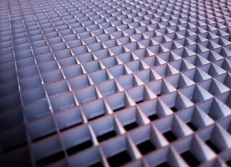 Diagonal ventilation cells texture background