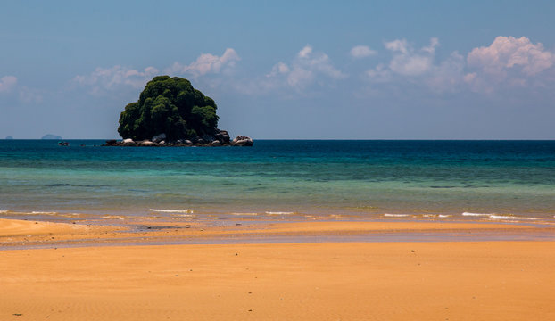 Tekek beach of Tioman island in Malaysia