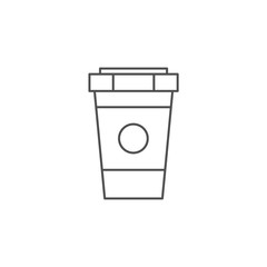 Coffee vector icon. Coffee vector illustration