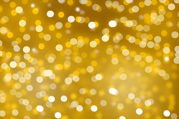 Abstract Gold Lights Background, Bokeh background, New year background.