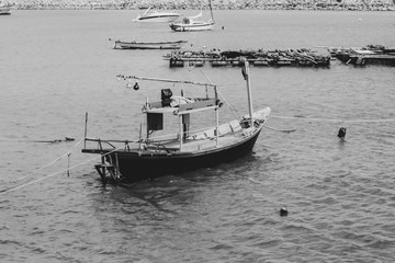 fishing boat in the sea