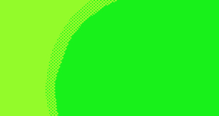Green yellow pop art background abstract vector comics style blank layout template with clouds beams and isolated dots pattern. For sale banner for your designe 1960s. with copy space eps10