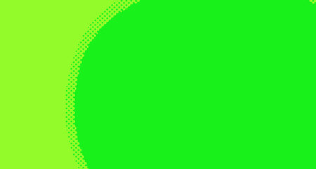 Green yellow pop art background abstract vector comics style blank layout template with clouds beams and isolated dots pattern. For sale banner for your designe 1960s. with copy space eps10