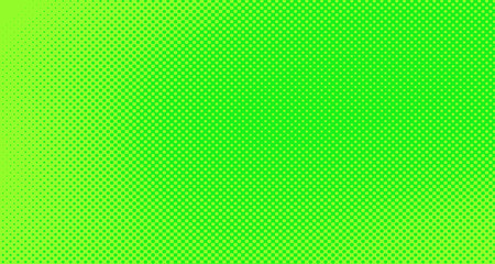 Obraz premium Green yellow pop art background abstract vector comics style blank layout template with clouds beams and isolated dots pattern. For sale banner for your designe 1960s. with copy space eps10
