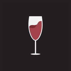 Wine icon design template vector isolated illustration