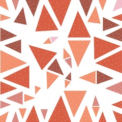 Cute Scandinavian Terracotta Pattern in modern colours. Modern abstract art for prints.  Nordic Design.