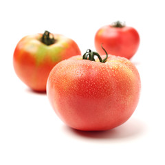 Fresh tomato isolated on white background