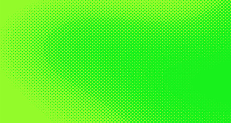 Green yellow pop art background abstract vector comics style blank layout template with clouds beams and isolated dots pattern. For sale banner for your designe 1960s. with copy space eps10