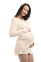 Fototapeta premium Pregnancy and maternity concept. pregnant woman
