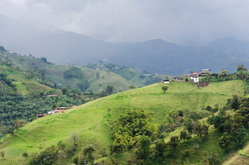 Obraz premium Mountainous landscape in the Colombian Andes