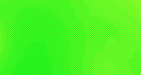 Obraz premium Green yellow pop art background abstract vector comics style blank layout template with clouds beams and isolated dots pattern. For sale banner for your designe 1960s. with copy space eps10