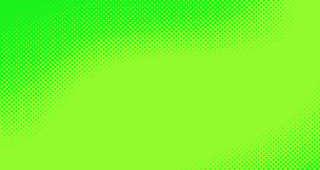 Green yellow pop art background abstract vector comics style blank layout template with clouds beams and isolated dots pattern. For sale banner for your designe 1960s. with copy space eps10