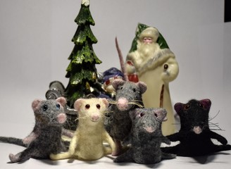  New Year's mouse - a symbol of the coming year