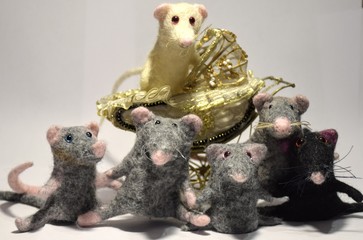  New Year's mouse - a symbol of the coming year