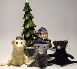  New Year's mouse - a symbol of the coming year