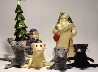  New Year's mouse - a symbol of the coming year