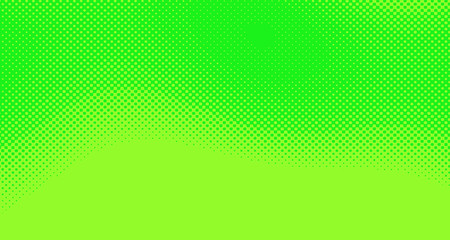 Green yellow pop art background abstract vector comics style blank layout template with clouds beams and isolated dots pattern. For sale banner for your designe 1960s. with copy space eps10