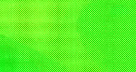 Obraz premium Green yellow pop art background abstract vector comics style blank layout template with clouds beams and isolated dots pattern. For sale banner for your designe 1960s. with copy space eps10