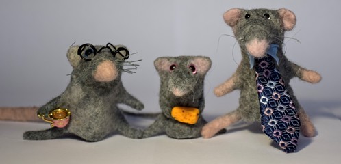  New Year's mouse - a symbol of the coming year