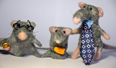  New Year's mouse - a symbol of the coming year