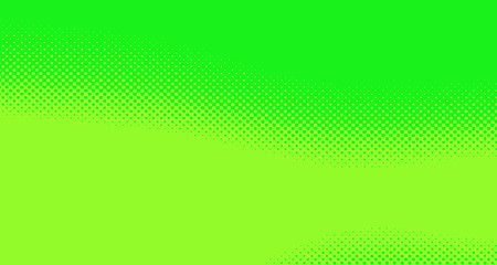 Green yellow pop art background abstract vector comics style blank layout template with clouds beams and isolated dots pattern. For sale banner for your designe 1960s. with copy space eps10