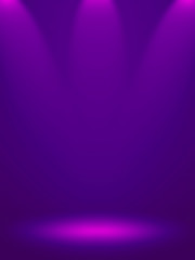 Blue and purple background. Elegant and beautiful studio background.
