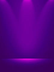 Blue and purple background. Elegant and beautiful studio background.