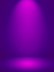 Blue and purple background. Elegant and beautiful studio background.