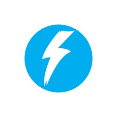 lightning logo vector template illustration