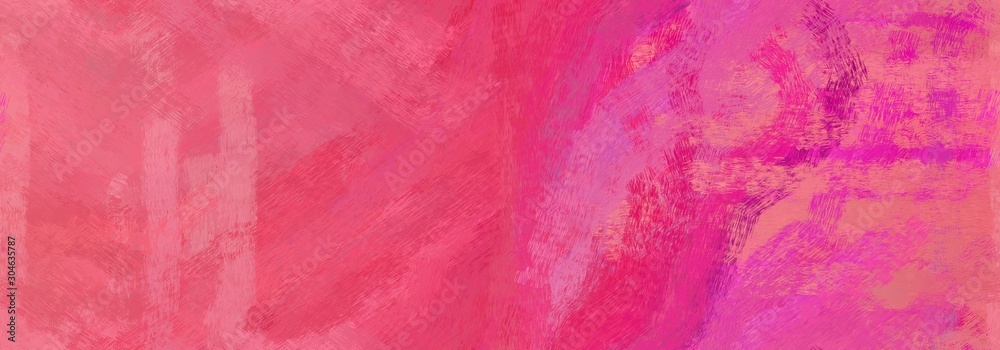 Aufkleber repeating pattern. grunge abstract background with pale violet red, medium violet red and hot pink c
