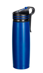 Thermos flask isolated on a white background