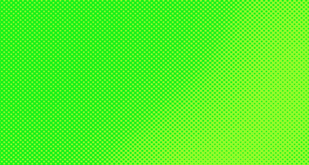 Obraz premium Green yellow pop art background abstract vector comics style blank layout template with clouds beams and isolated dots pattern. For sale banner for your designe 1960s. with copy space eps10