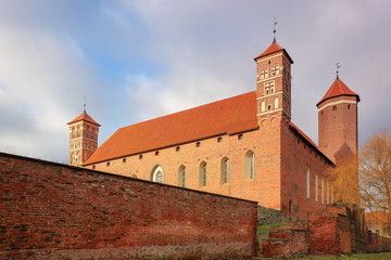 Fototapeta na wymiar Lidzbark Warmiński- Zamek Biskupów Warmińskich 